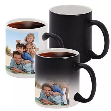 Personalized Magic Photo Mug – Heat Reveal Custom Gift for Loved Ones